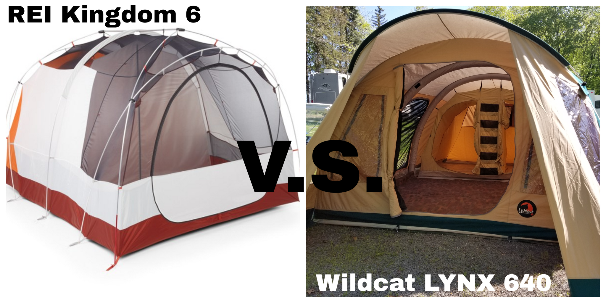 Wildcat LYNX 640 vs. REI Kingdom 6 Tent for Family Tent Camping