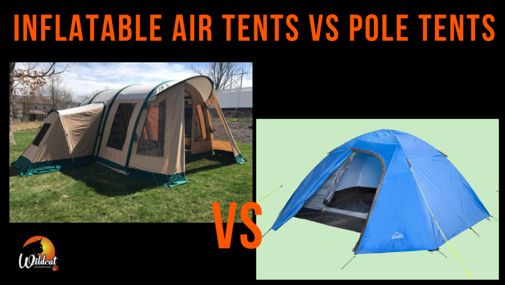 Air top pole tent
