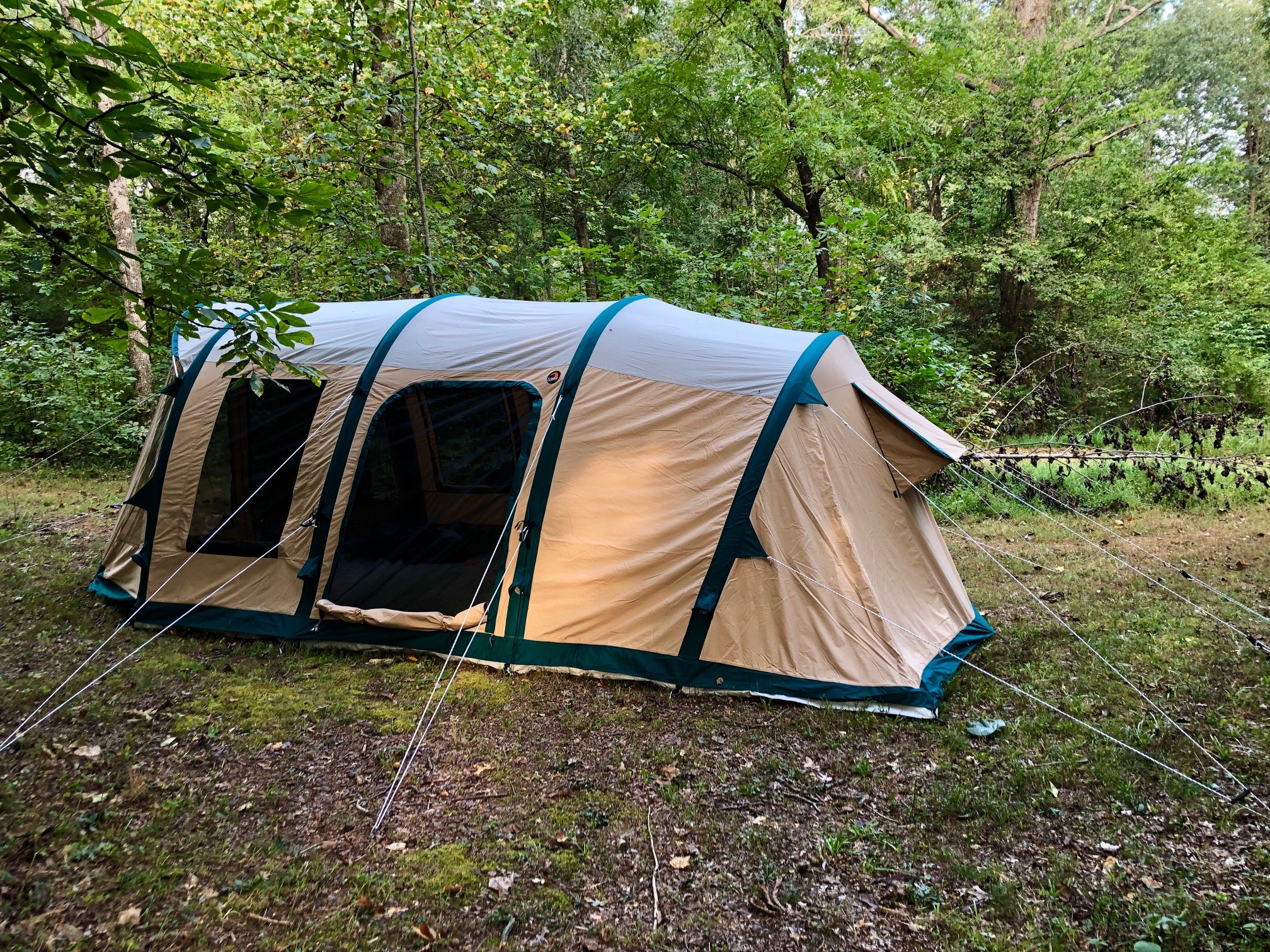 LYNX 640 Premium Inflatable Camping Tent - Right Backside View